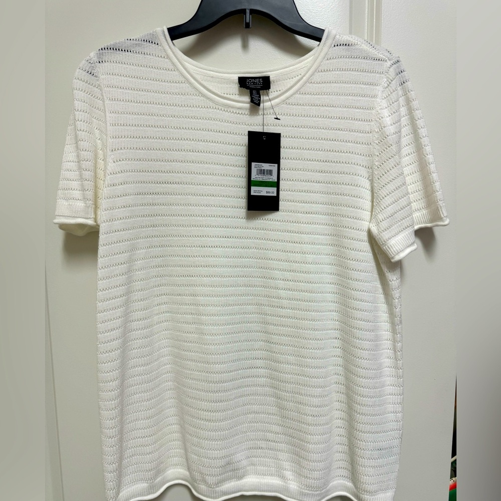 NWT Jones New York sweater top L
